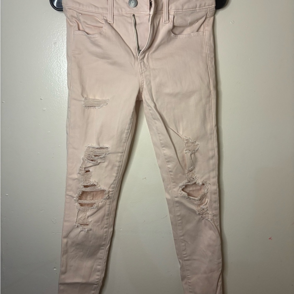 American Eagle Outfitters Light Pink Jeans